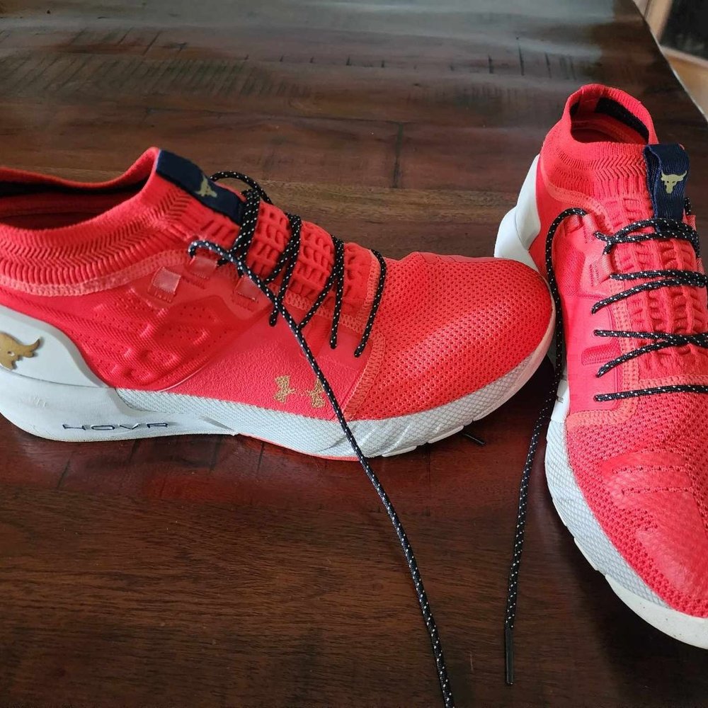 Under Armor Project Rock hovr blood Orange